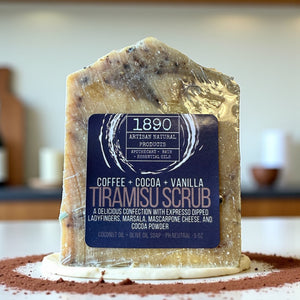 Tiramisu Scrub Soap (Coffee + Cocoa + Vanilla)