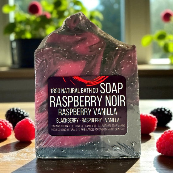 Raspberry Noir Soap (Blackberry, Raspberry, Vanilla)