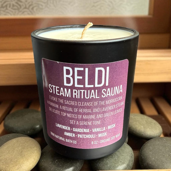 Beldi Candle (Sauna Collection -  Lavender, Vanilla and Musk)
