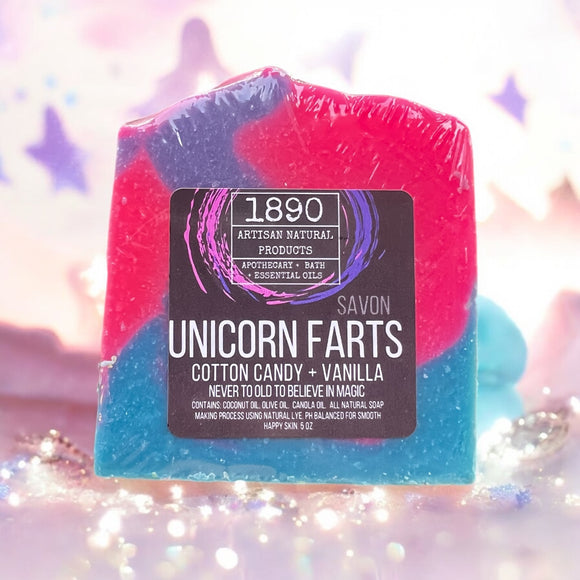 Unicorn Farts Soap (Cotton Candy + Vanilla)