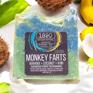 Monkey Farts Soap {Banana, Coconut, Pineapple}