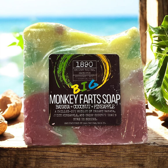 BIG Monkey Farts Soap {Banana, Coconut, Pineapple}
